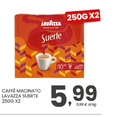 Caffè macinato Lavazza Suerte