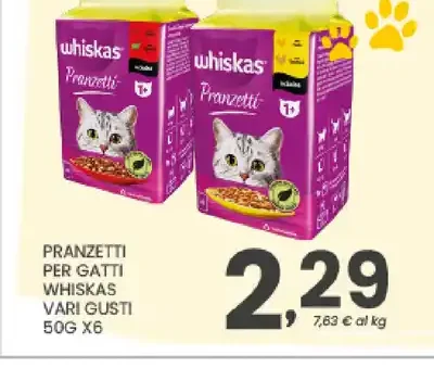 Pranzetti per gatti Whiskas