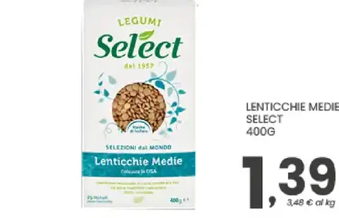 Lenticchie medie Select