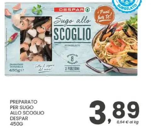 Preparato per sugo allo scoglio