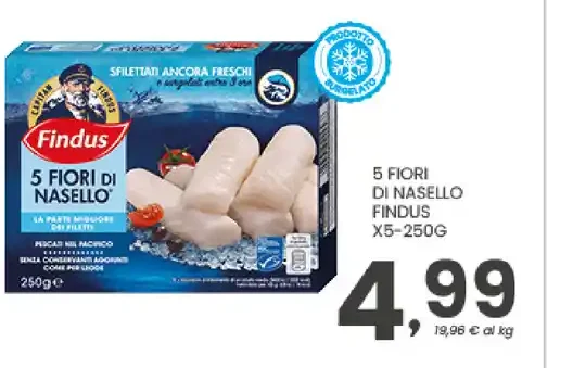 5 Fiori di nasello Findus