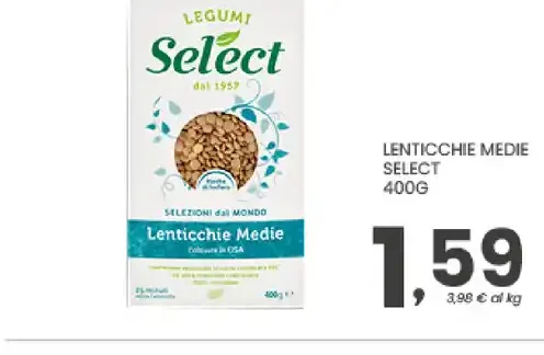 Lenticchie medie Select