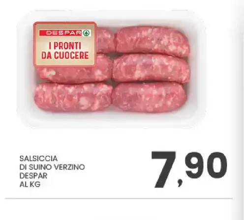Salsiccia di suino verzino Despar