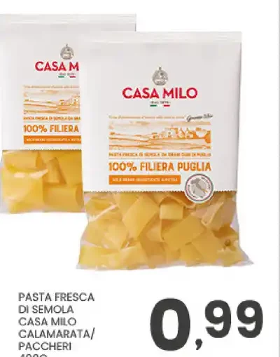 Pasta fresca di semola Casa Milo