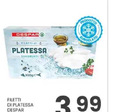 Filetti di platessa Despar
