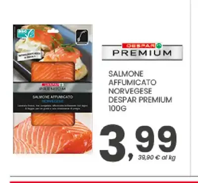 Salmone affumicato norvegese Despar Premium