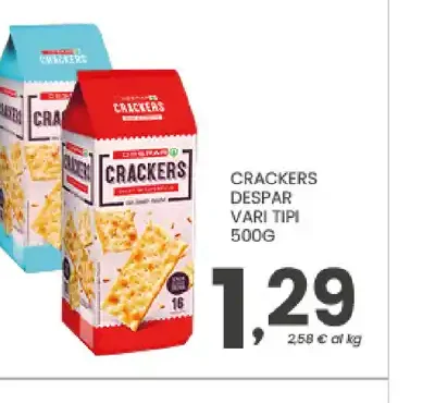 Crackers Despar vari tipi