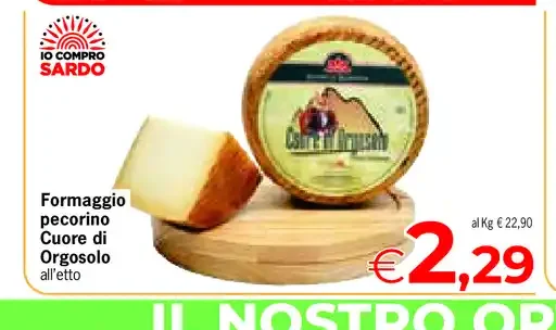 Formaggio pecorino Cuore di Orgosolo