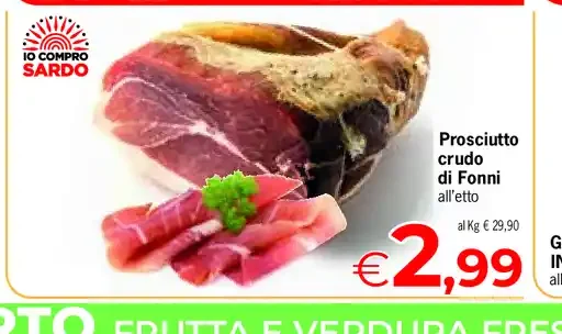 Prosciutto crudo di Fonni