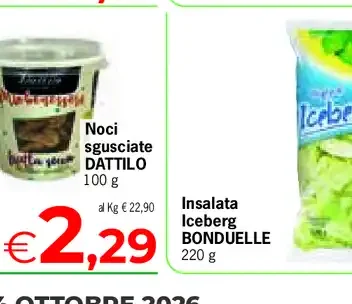Noci sgusciate Dattilo