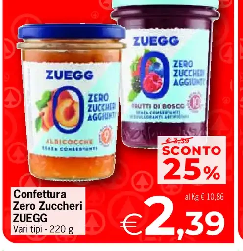 Confettura zero zuccheri