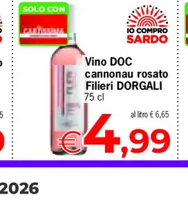 Vino DOC cannonau rosato
