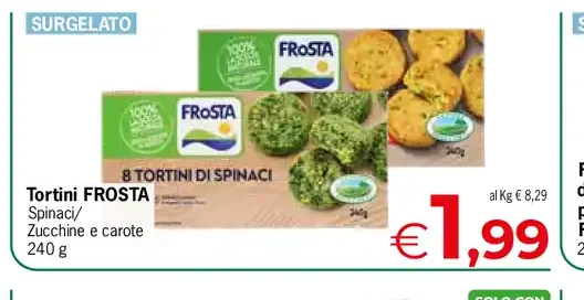 Tortini di spinaci Frosta