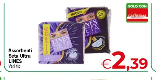 Assorbenti Seta Ultra Lines