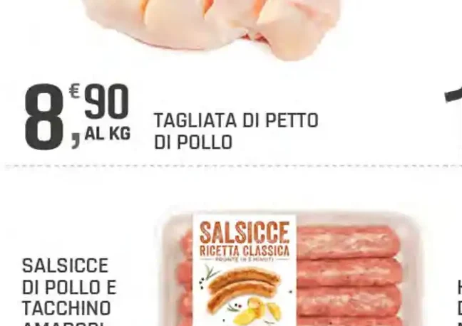 Tagliata di petto di pollo