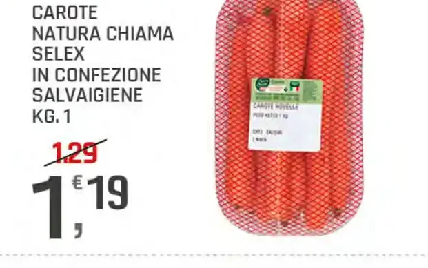 Carote Natura Chiama Selex
