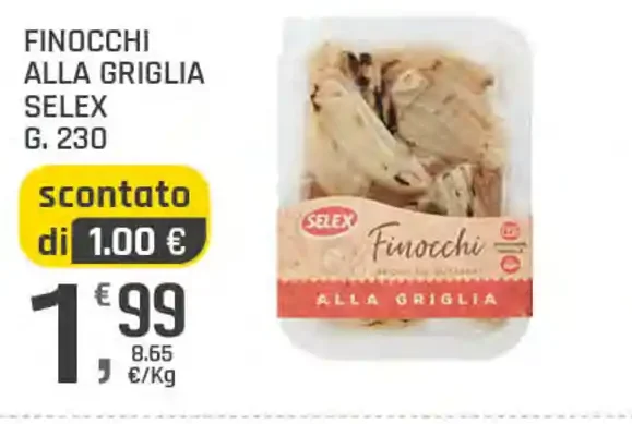 Finocchi alla griglia Selex