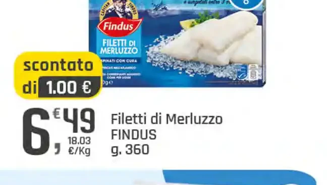 Filetti di Merluzzo Findus