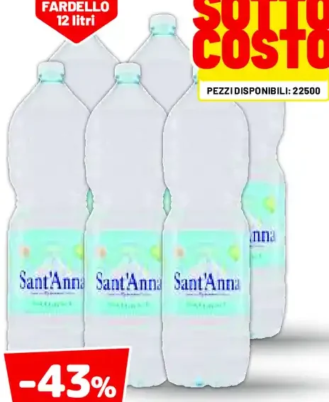 Acqua naturale Sant'Anna