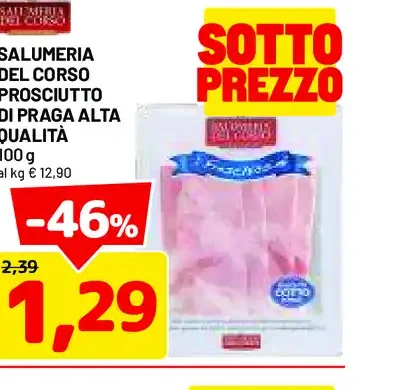 Prosciutto di Praga alta qualità