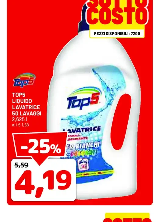 Detersivo liquido lavatrice