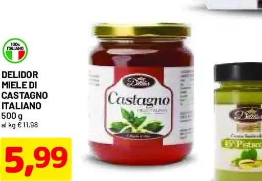 Miele di castagno italiano Delidor