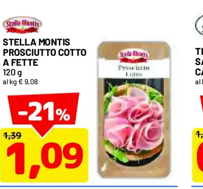 prosciutto cotto a fette