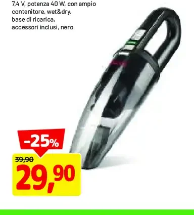 Aspirapolvere portatile Girmi AP16