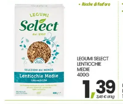 Legumi Select lenticchie medie