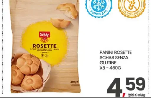 Panini rosette Schär senza glutine