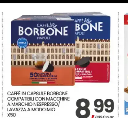 Caffè in capsule Borbone