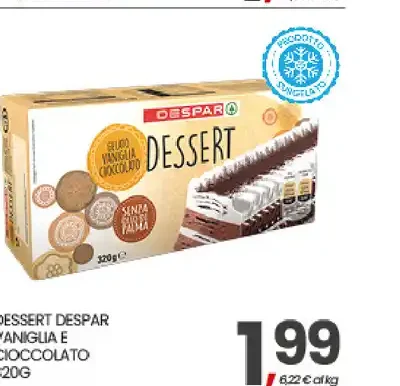 Dessert vaniglia e cioccolato
