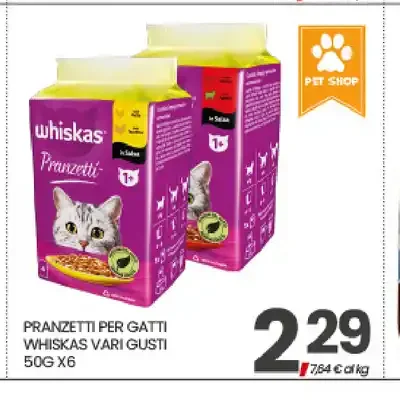 Pranzetti per gatti Whiskas