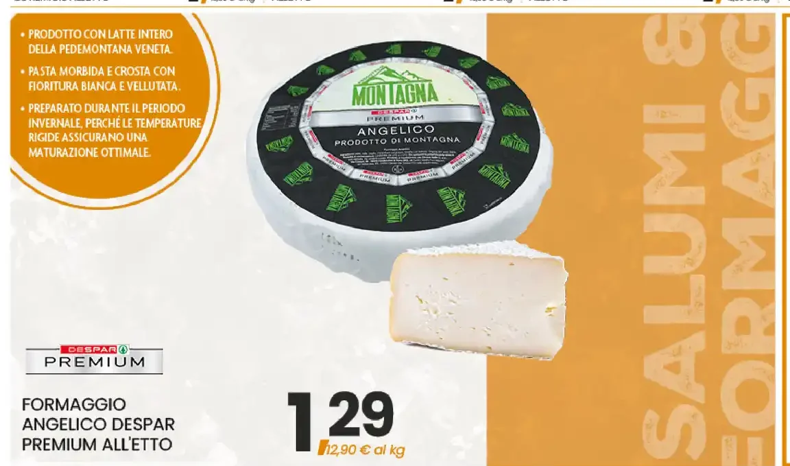 Formaggio Angelico Despar Premium