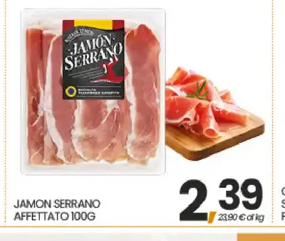 Jamon Serrano affettato