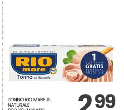Tonno Rio Mare al naturale