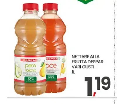 Nettare alla frutta Despar vari gusti