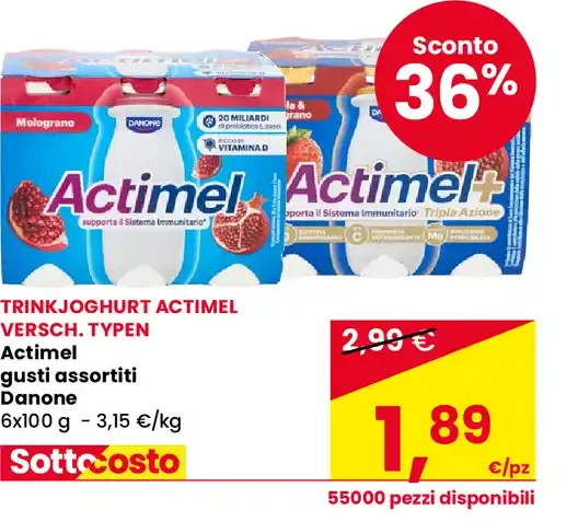 Actimel gusti assortiti Danone