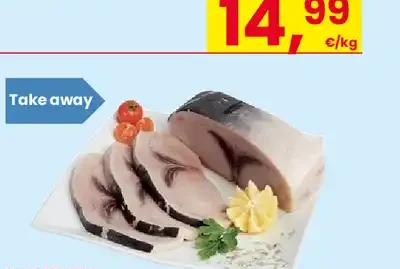 Trancio di pesce spada decongelato
