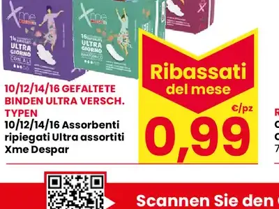 Assorbenti ripiegati