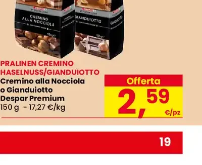 Cremino alla nocciola o Gianduiotto