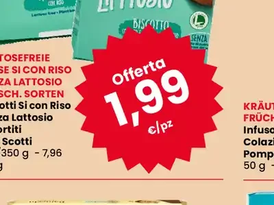 Biscotti senza lattosio assortiti