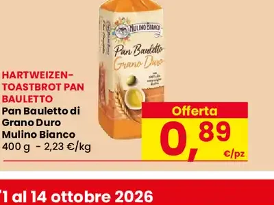 Pan Bauletto Grano Duro