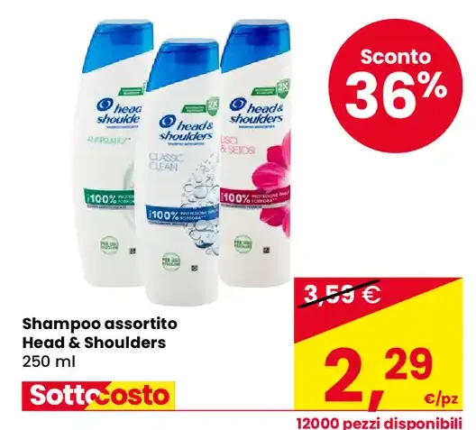 Shampoo assortito Head & Shoulders