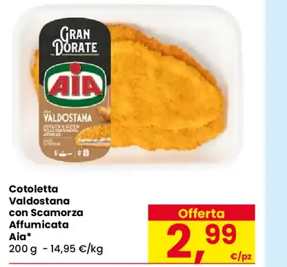 Cotoletta Valdostana con Scamorza Affumicata