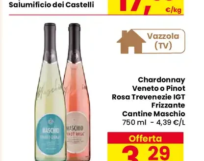 Chardonnay Veneto e Pinot Rosa Trevenezie IGT Frizzante