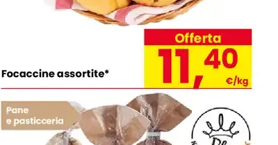 Focaccine assortite