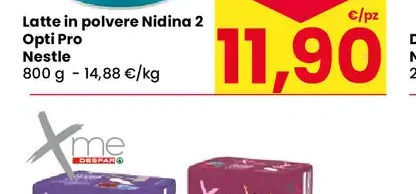 Latte in polvere Nidina 2 Opti Pro