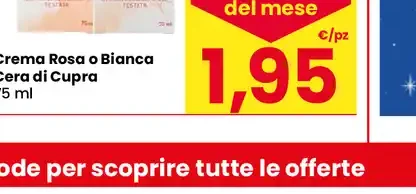 Crema rosa o bianca
