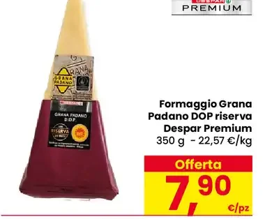 Formaggio Grana Padano DOP riserva